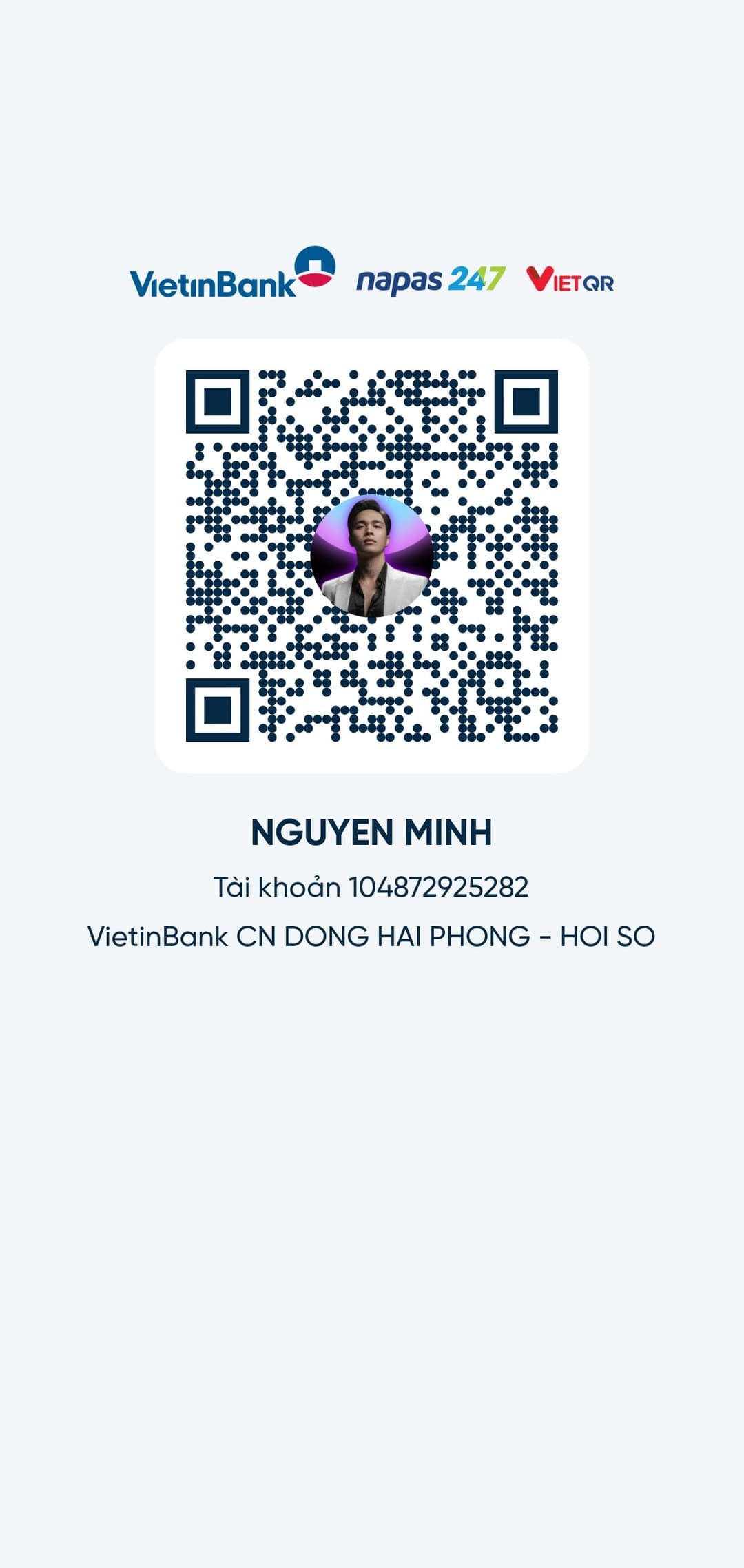 QR ngân hàng để thanh toán